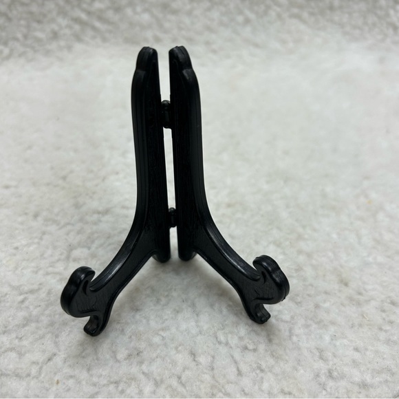 The Wedding by Ted De Garzia 3" mini wood board prints w/stand vintage signed - Picture 6 of 8